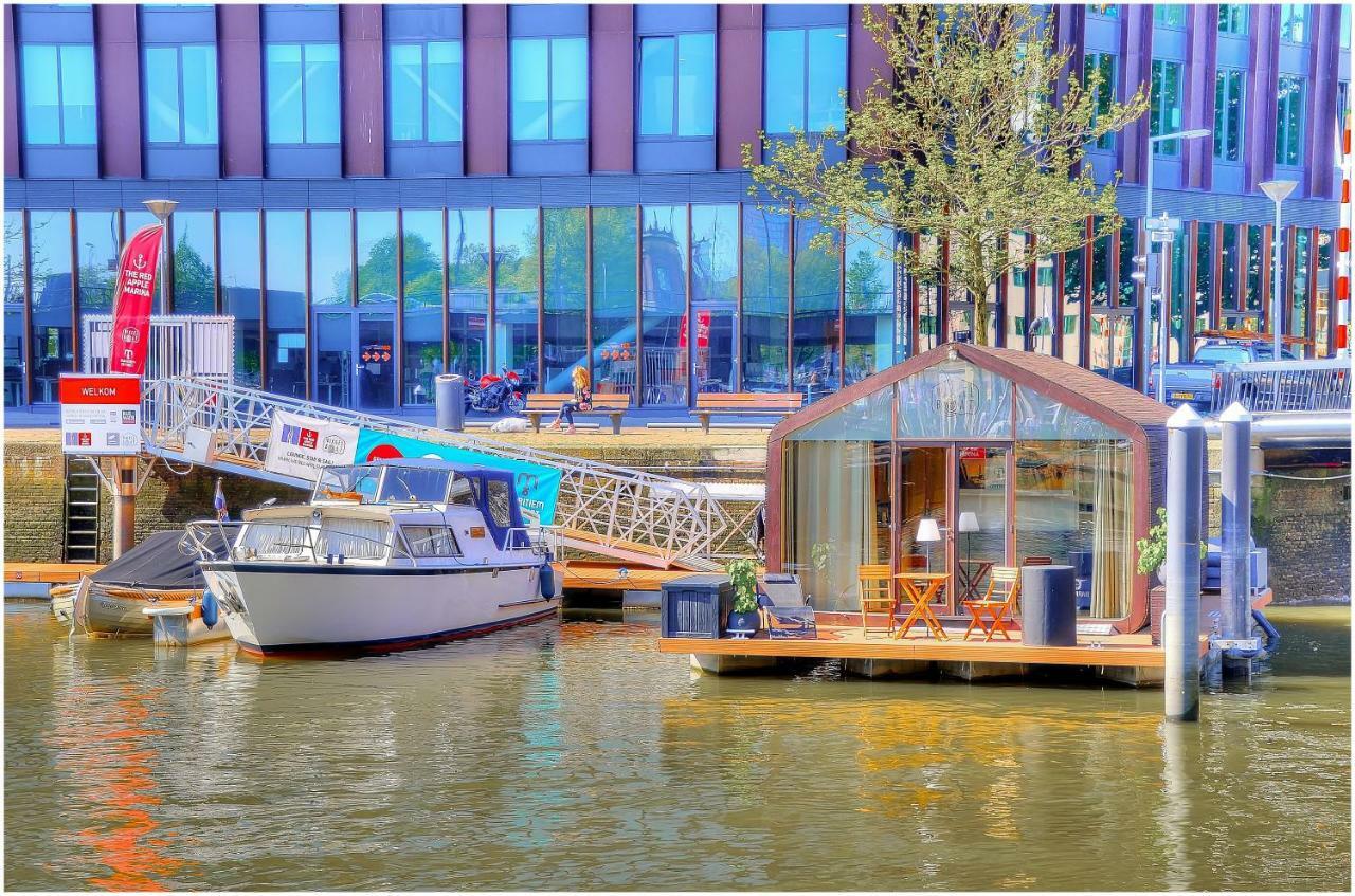 Wikkelboats at Wijnhaven Hotel Rotterdam Buitenkant foto